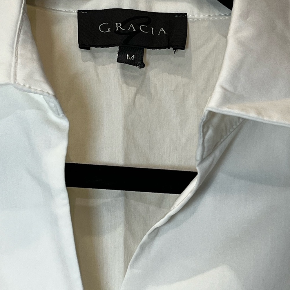Gracia Classic White Blouse